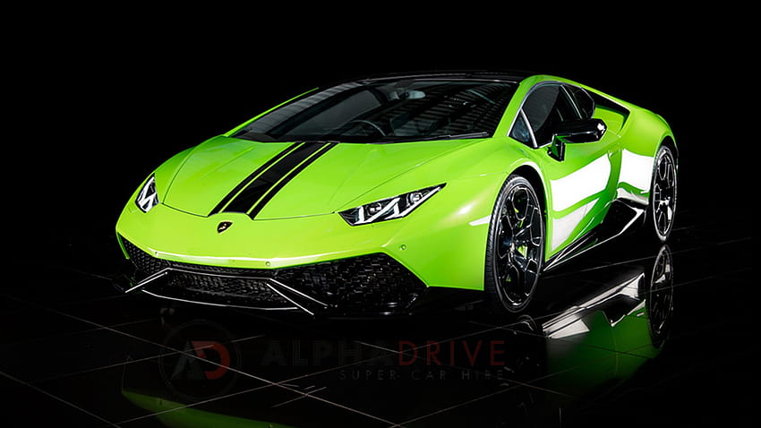 Super Car . Lamborghini Huracan. Alpha, Lime Green Lamborghini HD