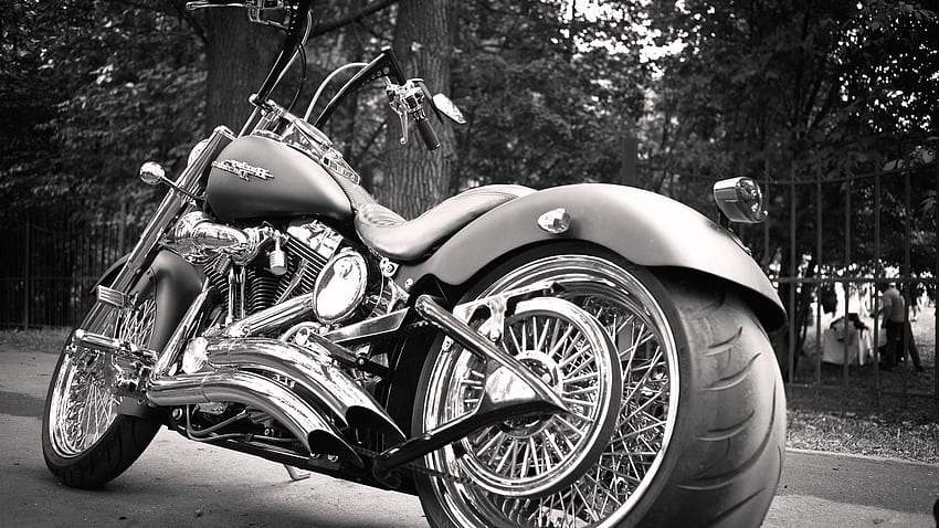 Harley Davidson Classic - Harley Davidson Bike - & Arka Plan, Klasik Motosiklet HD duvar kağıdı