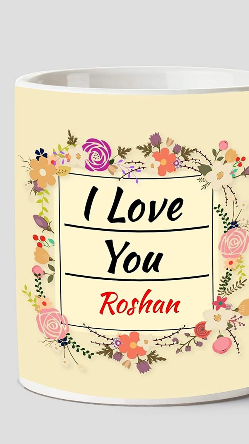 R Nombre, Roshan, Amor, taza fondo de pantalla del teléfono