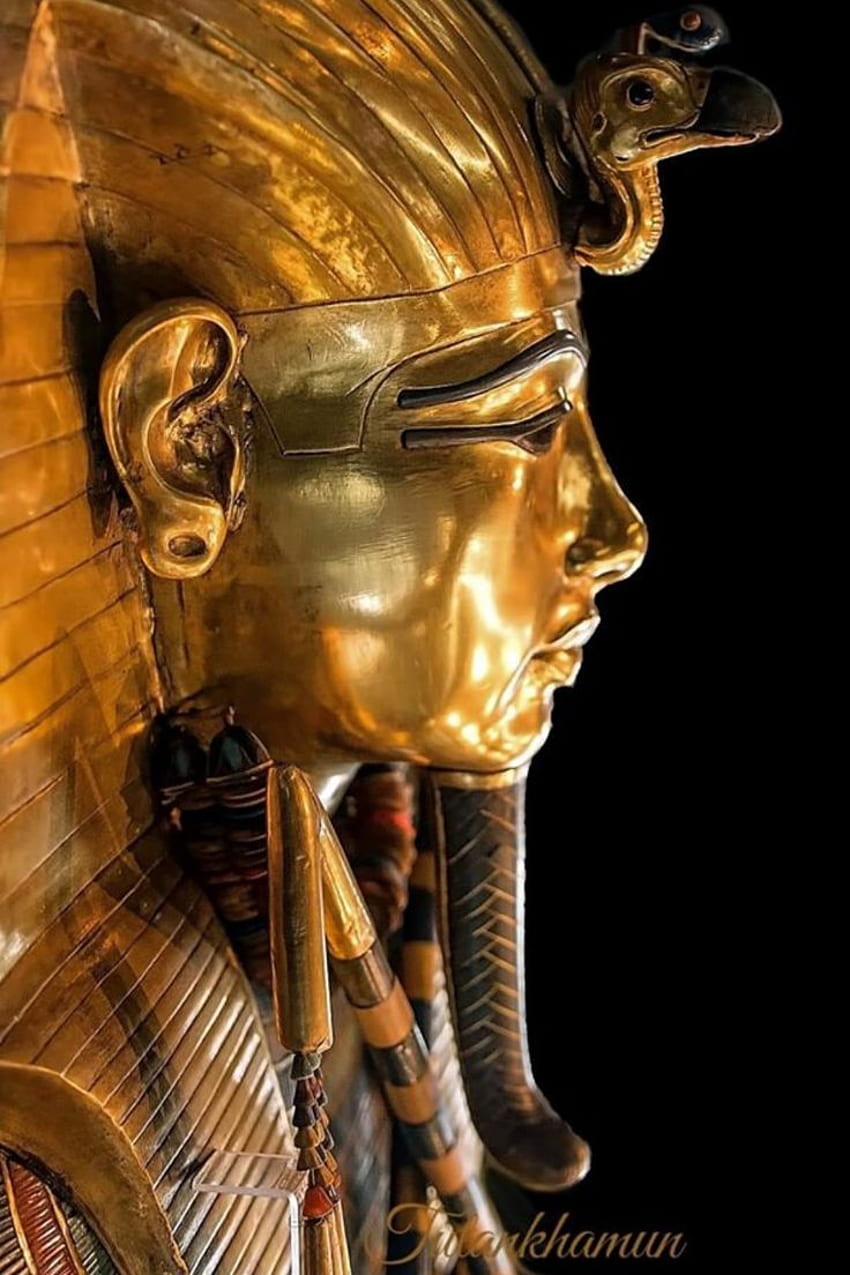 Symbole eines Pharaos: König Tut. Altes Ägypten, ägyptische Geschichte, alte ägyptische Pharaonen, altes Ägypten HD-Handy-Hintergrundbild