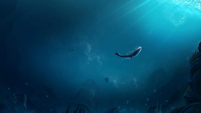 Lonely Whale, Artist, , , Background HD wallpaper