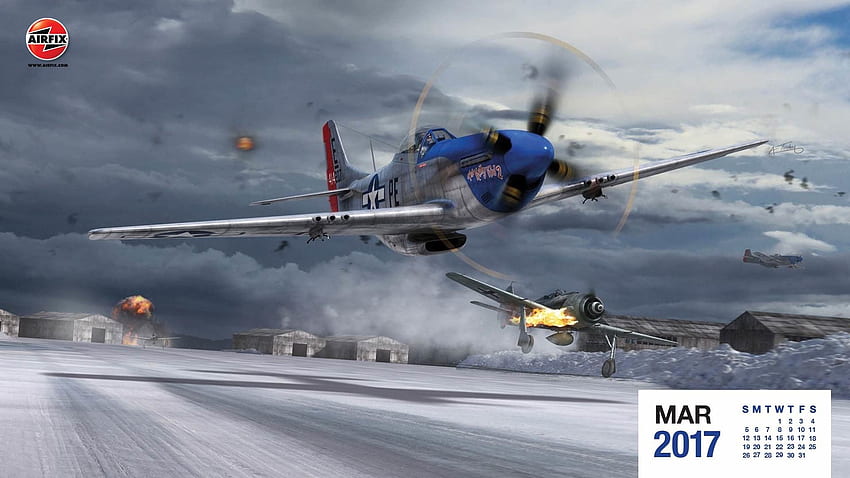P 51 - North American P 51d Mustang Airfix 1 72 - & Background, P51 HD wallpaper