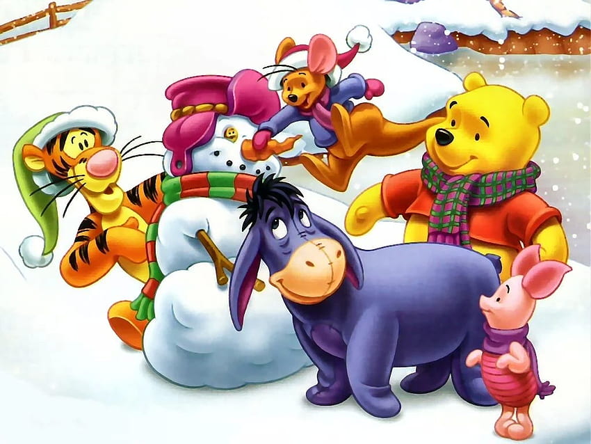 Winnie the Pooh Christmas - Christmas 2735518 HD wallpaper | Pxfuel