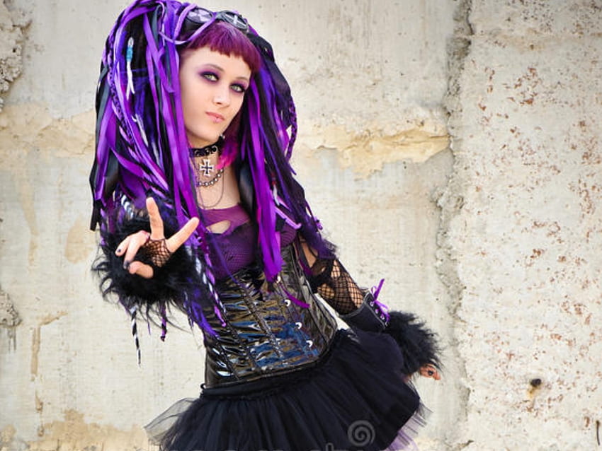 Confidence - Cyber Goth Girl - - - Tip, Cybergoth HD wallpaper