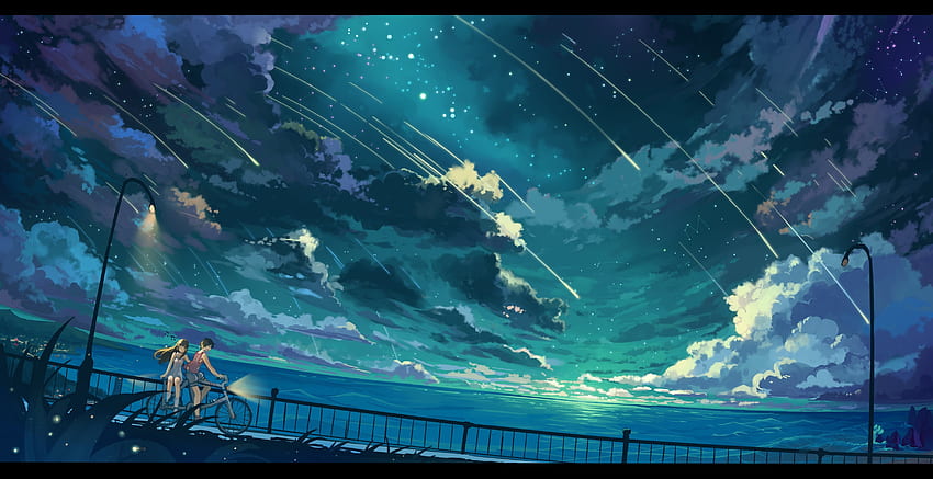 Sky (Anime Background) | Sky anime, Anime scenery wallpaper, Scenery  wallpaper