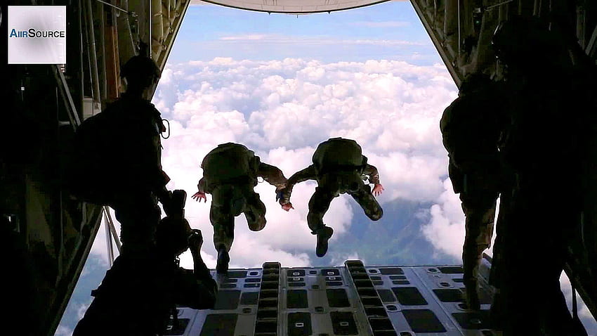 Philippine Marines, US Army Special Forces Conduct Fall Jumps - YouTube HD wallpaper