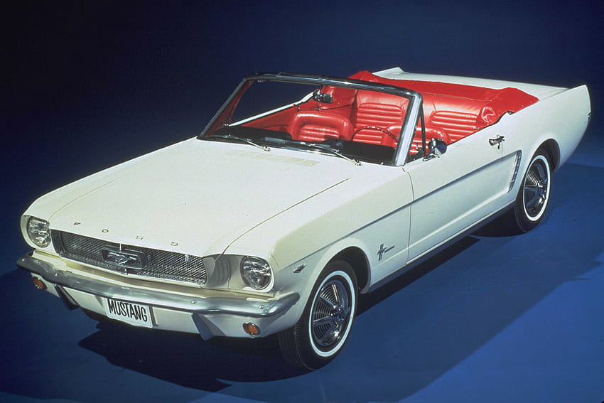 1964 Ford Mustang เปิดประทุน ฟอร์ด มัสแตง เปิดประทุน 1964 วอลล์เปเปอร์ HD