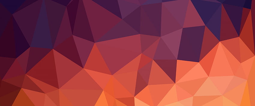 Low Poly, Triangles, Gradient, Minimal Design - Minimalist Background Low Poly - -, 3440x1440 Minimal HD wallpaper