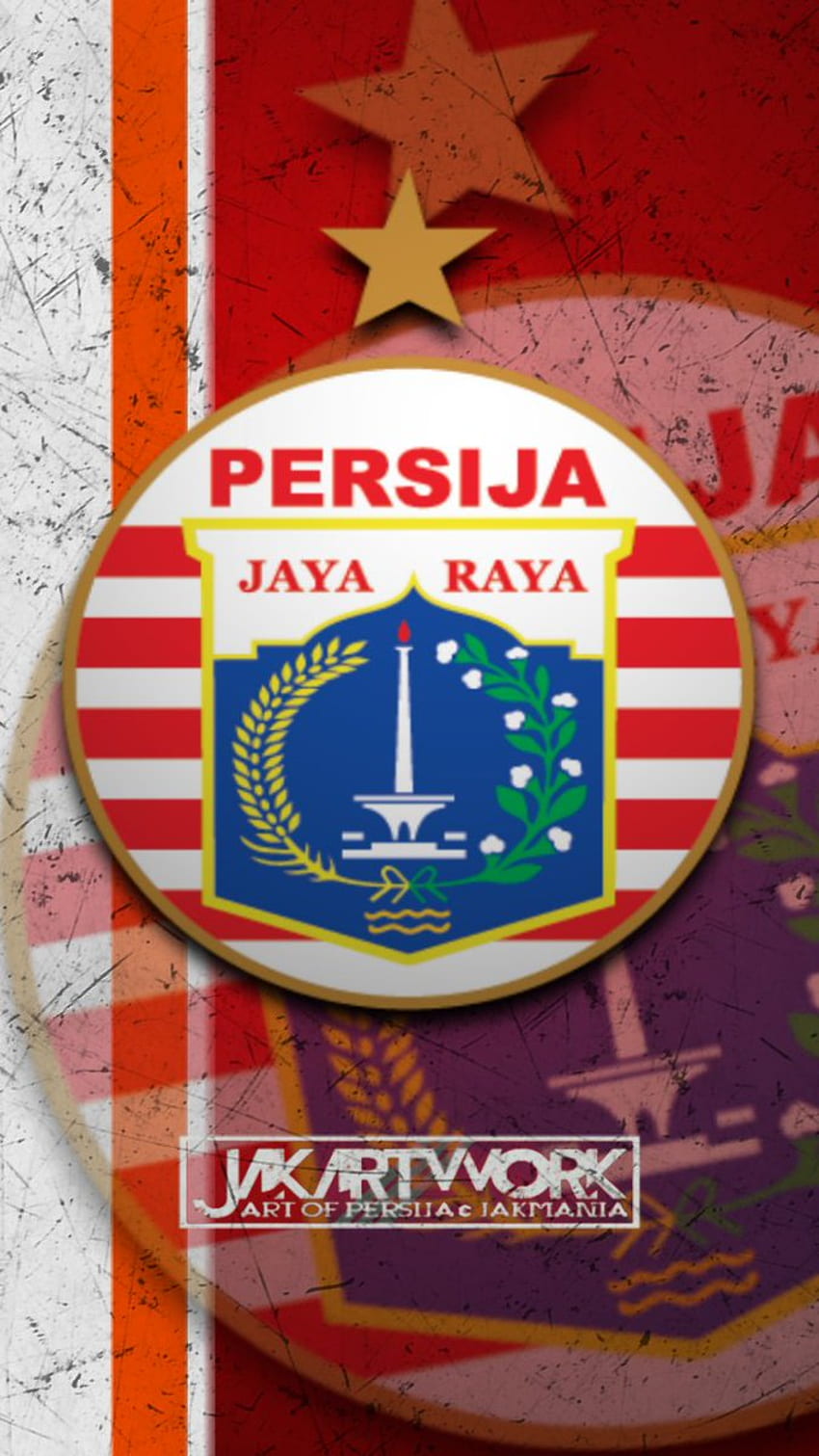 keren gratis, orange, logo, poster, crest, emblem - Use, Persija Jakarta HD phone wallpaper