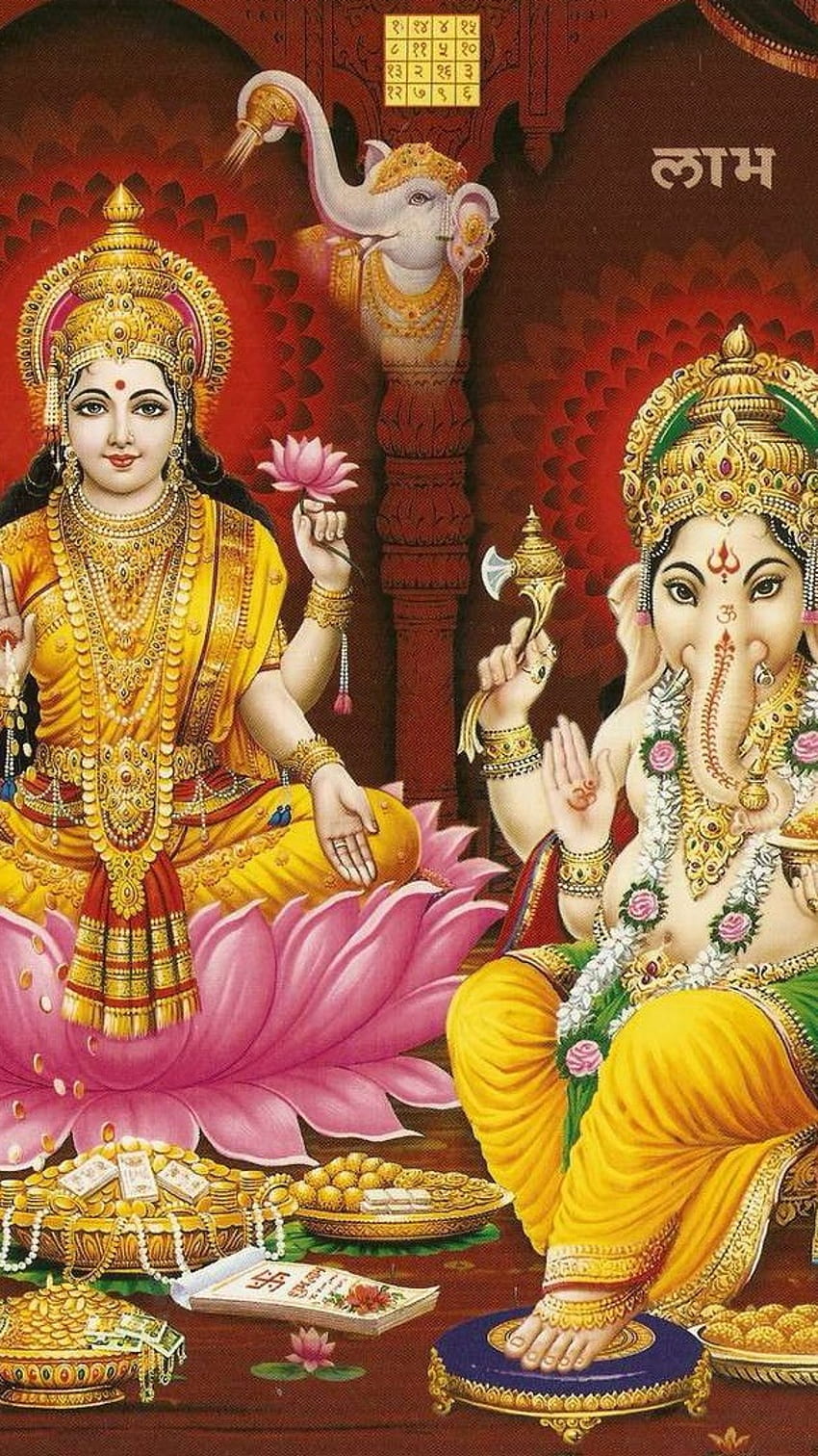 Lakshmi Ganesh, Tuhan, Ganesh wallpaper ponsel HD