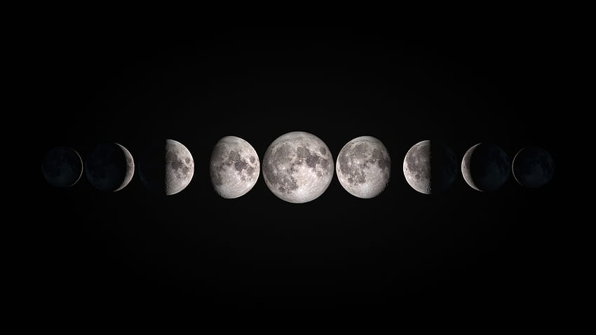 Fundo das fases da lua. Incrível, Tumblr Moon papel de parede HD