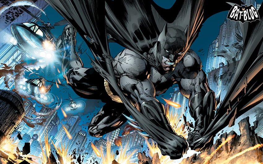 Czarny nietoperz: Zupełnie nowa grafika z komiksu BATMAN Tapeta HD
