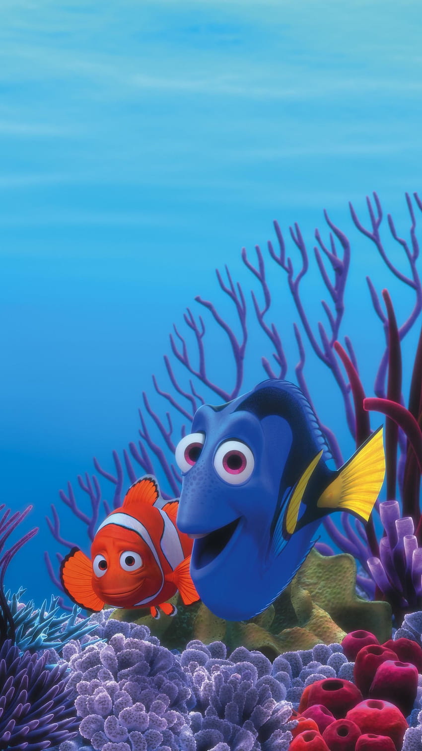 Salvas de Buscando a Dory, cita de Nemo Disney fondo de pantalla del teléfono