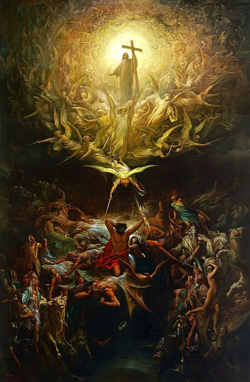 A Arte “Divina” de Gustave Doré. Arte de Jesus, Arte bíblica, Jesus Cristo Papel de parede de celular HD
