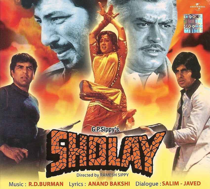 Основни боливудски филми, които да гледате, преди да посетите Индия, Шолай HD тапет