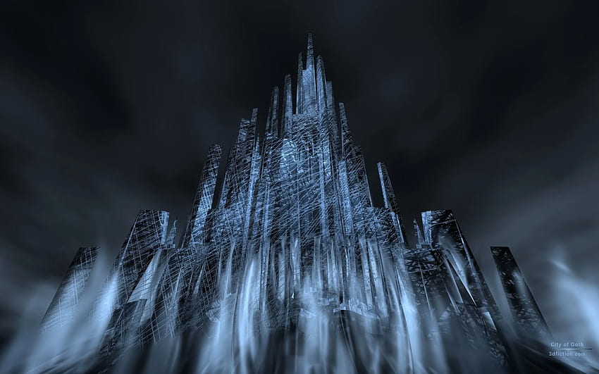 3D Gothic 21 Cool - Arquitetura Gótica papel de parede HD
