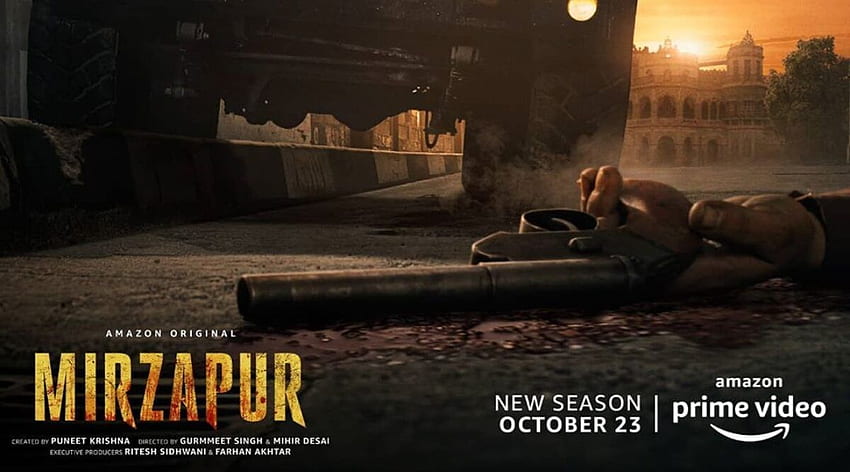 Mirzapur Season 2: Pankaj Tripathi Unveils Grim Poster Of The Upcoming Web Series Report Door, Kaleen Bhaiya HD wallpaper