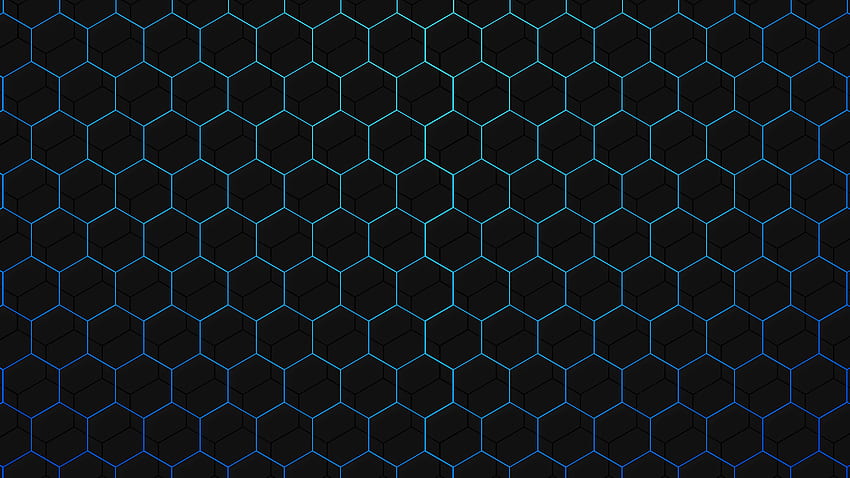 Black Hexagon, Red and Black Hexagon HD wallpaper