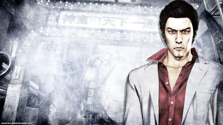 Yakuza Dead Souls Kiryu Kazuma By Casval Lem Daikun HD wallpaper