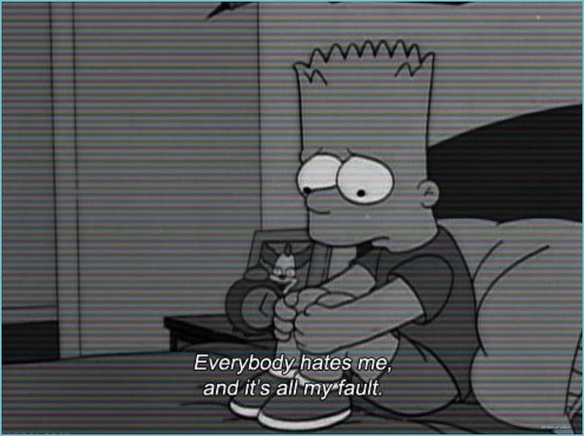 Bart Simpson Triste - Top Bart Simpson Triste - Bart Simpson Triste fondo  de pantalla | Pxfuel