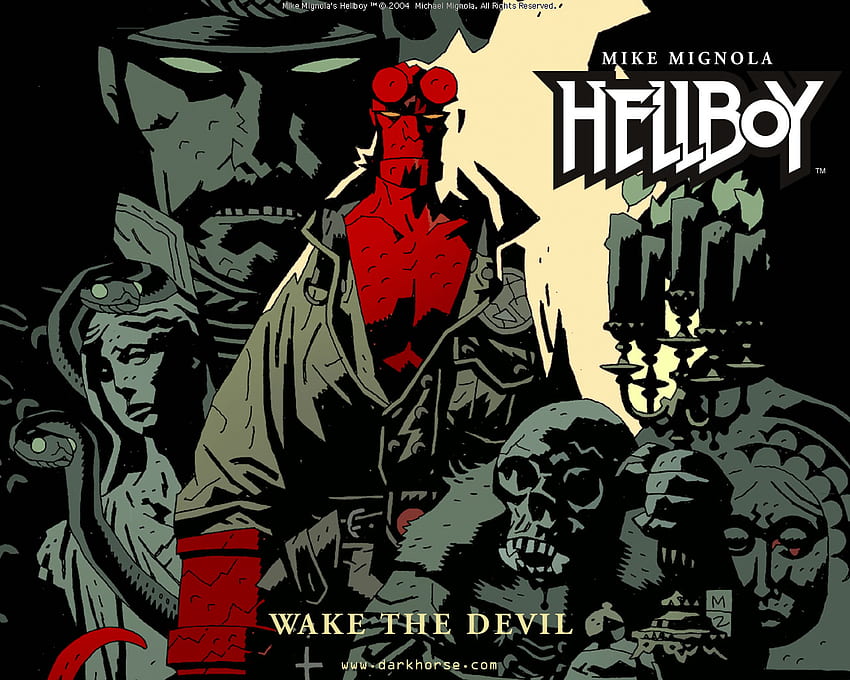 Hellboy, 만화, fanatsy, 생물, 영웅 HD 월페이퍼