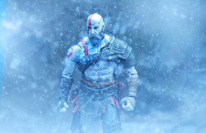 Kratos, Kriegsgott, Videospiel, Kunst HD-Hintergrundbild