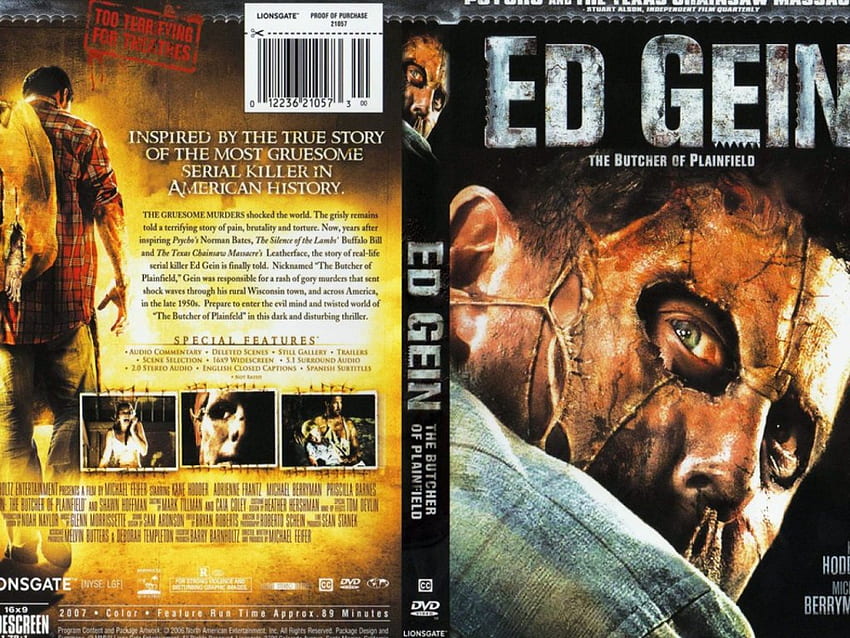 Ed Gein Butcher Of Plainfield, Ed Gein, Death, Horror HD wallpaper