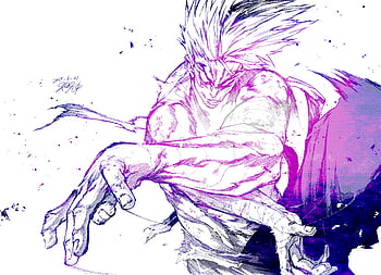 garou and cosmic garou (one-punch man) drawn by kanggereo_defansa