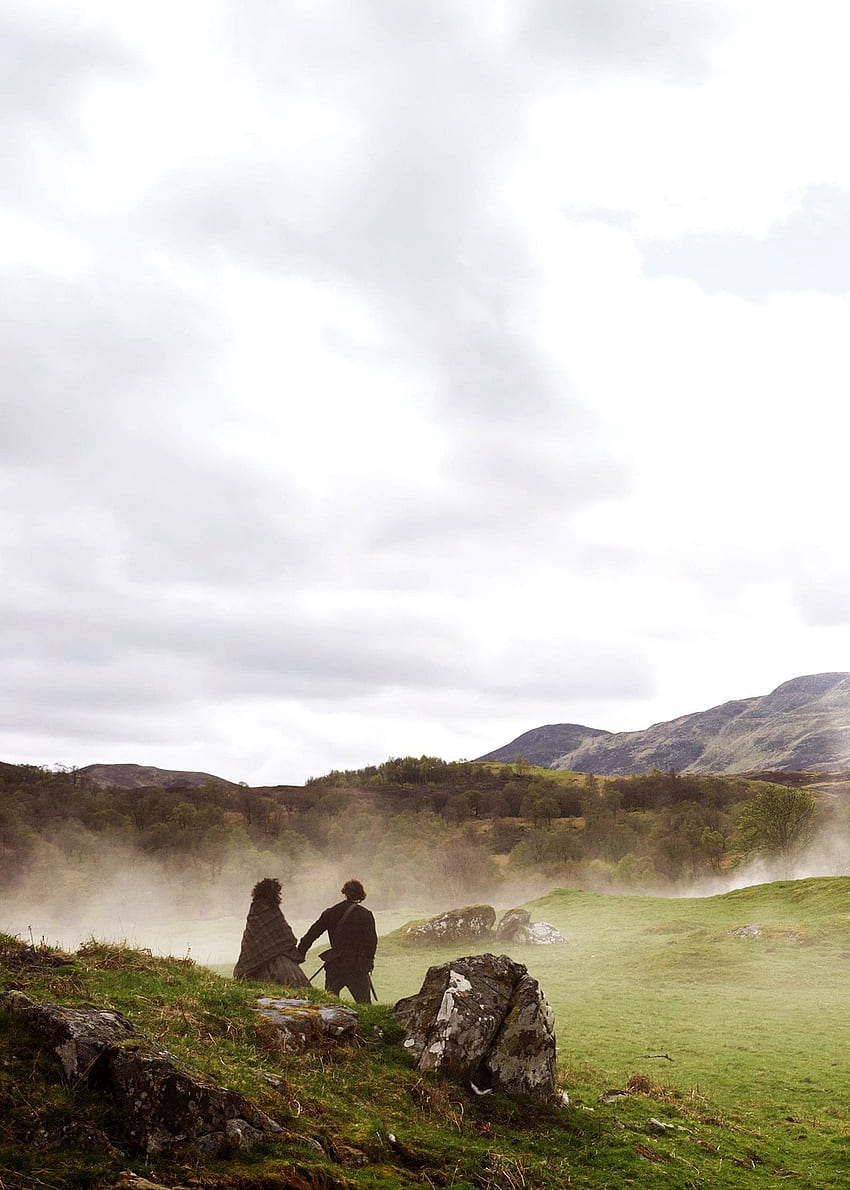 Outlander serisinden Jamie ve Claire: 2020'de HD telefon duvar kağıdı