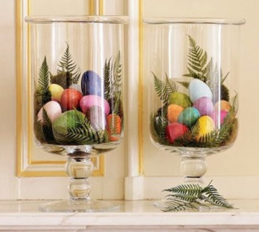 Oeufs de Pâques, décoration, résumé, Pâques, printemps, Pâques rggs Fond d'écran HD