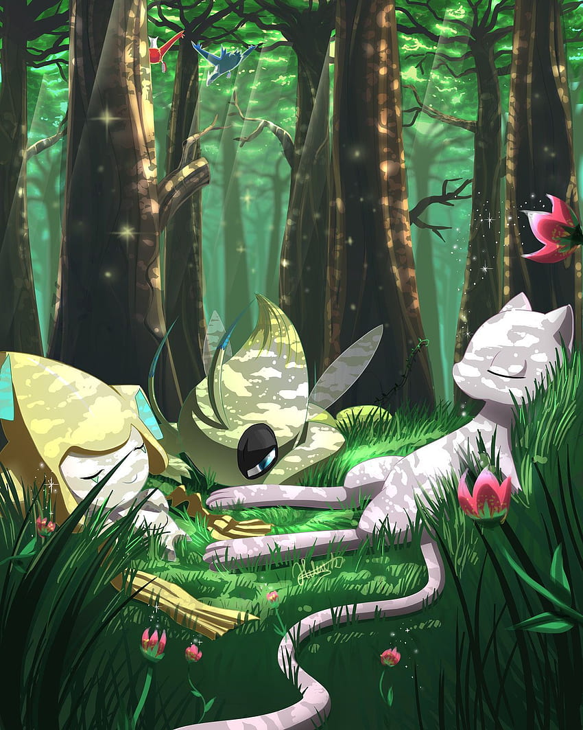 Tranquility Forest, Celebi HD phone wallpaper