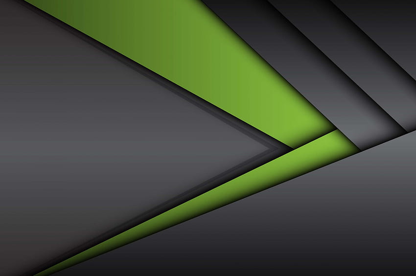 Geometric Shapes, Dark Gray, Green for Chromebook Pixel HD wallpaper