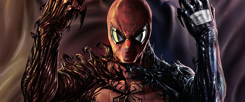 Spider Man Venom Symbiote, Venom Dual Monitor HD wallpaper