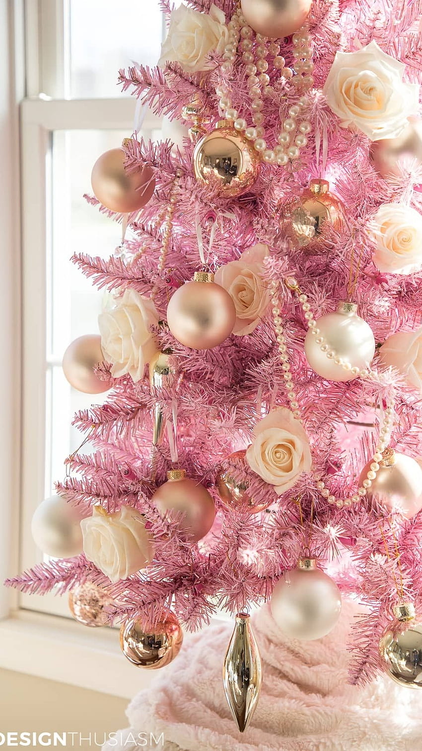 Pink Christmas, Celebration HD phone wallpaper