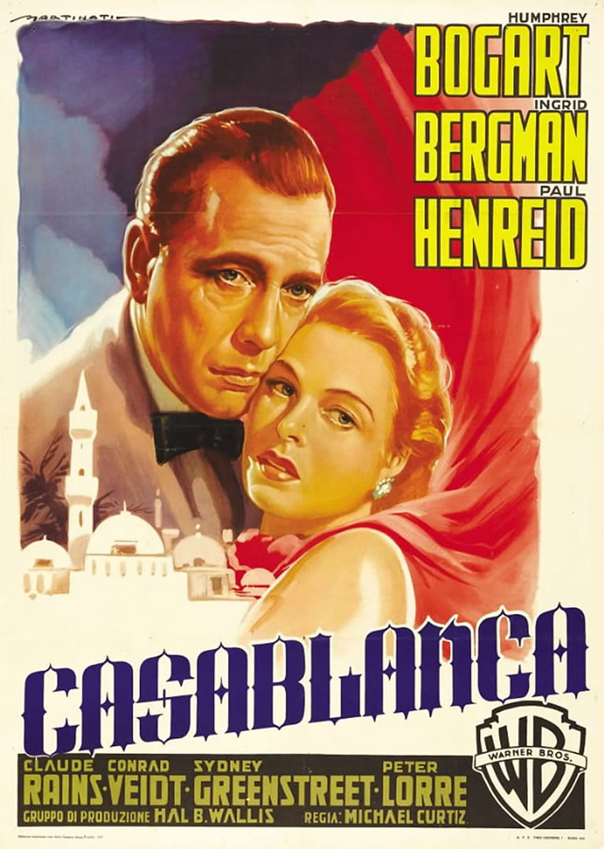 Casablanca - Poster di film classici, film di Casablanca Sfondo del telefono HD