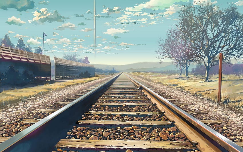 perspective, railway, one, point HD wallpaper