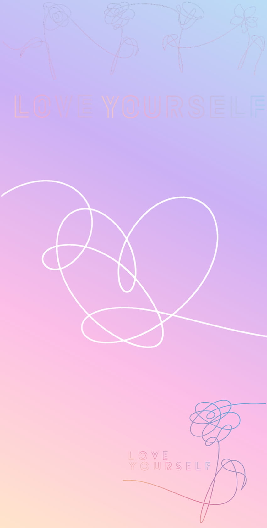 BTS LOVE YOURSELF, Army, purple HD phone wallpaper