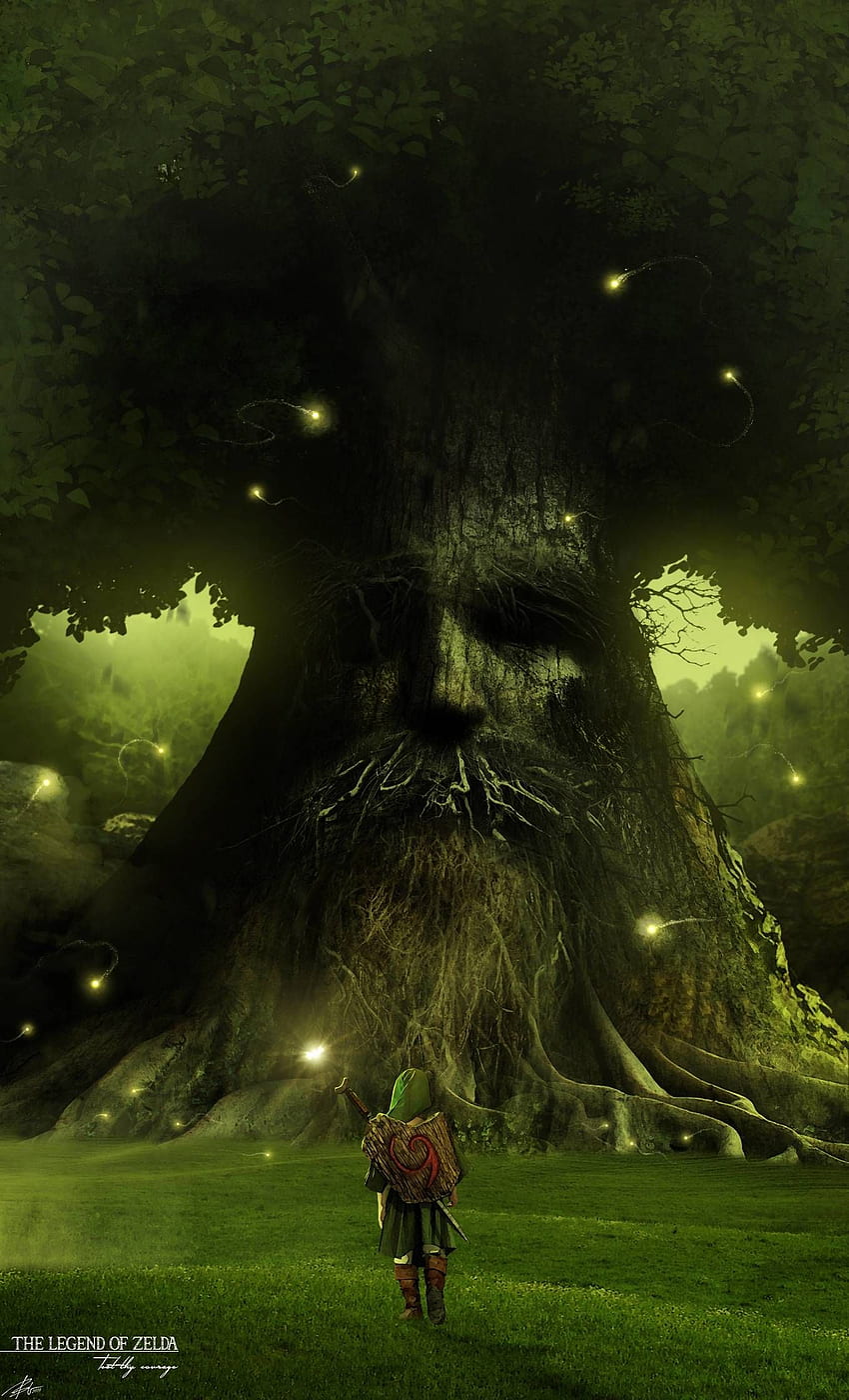 Imgur. Legend of zelda, Deku tree, Zelda art HD тапет за телефон