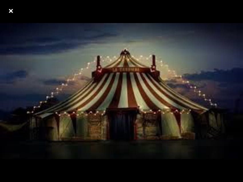 мрачен цирк шатра - Тъмен цирк, Нощен цирк, Цирк шапито HD тапет