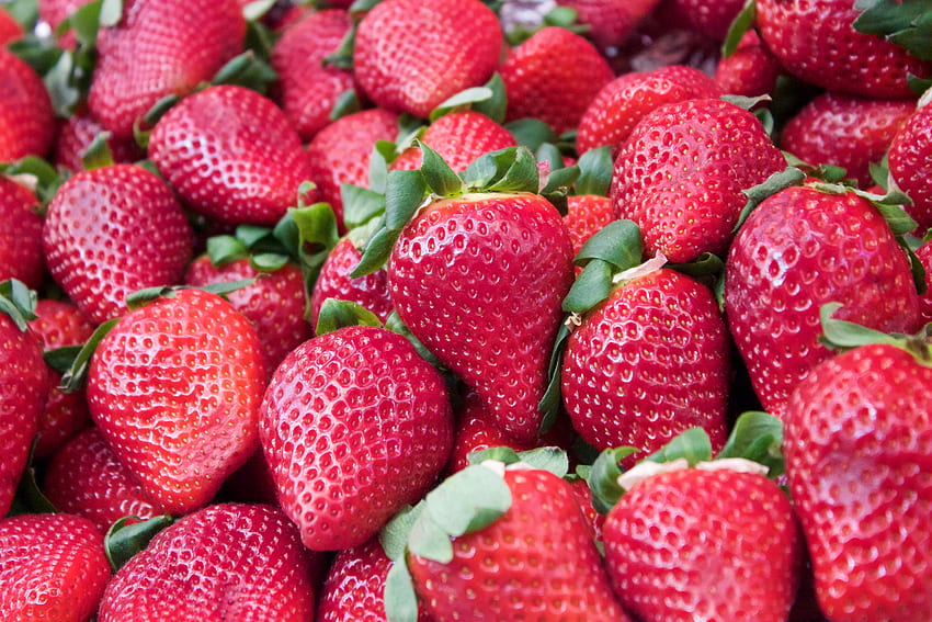 Food, Strawberry, Berries, Ripe, Juicy HD wallpaper