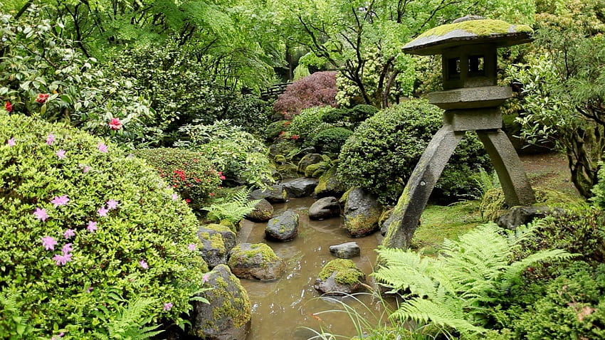 Nature Relaxation Video) Zen Garden - Peaceful Meditation HD wallpaper