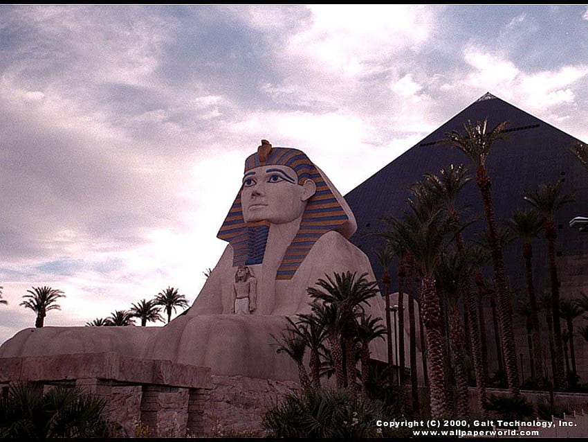 Visual Paradox - 3D : 'Sphinx in Las Vegas' HD wallpaper