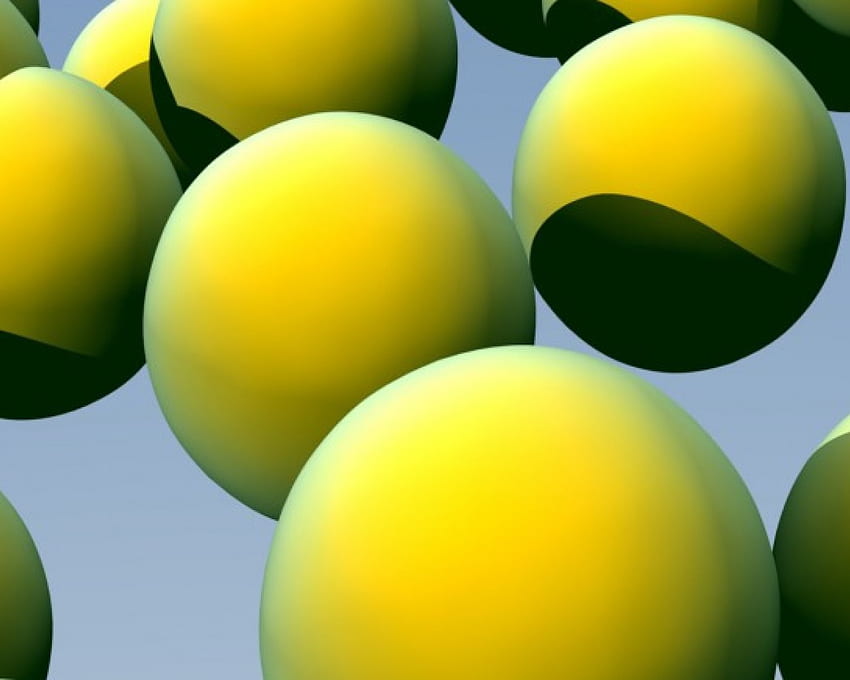 Little Balls, ball, yellow HD wallpaper | Pxfuel