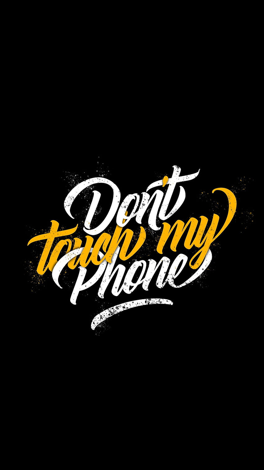 Don't Touch My Phone Live、スタイリッシュなライティング HD電話の壁紙