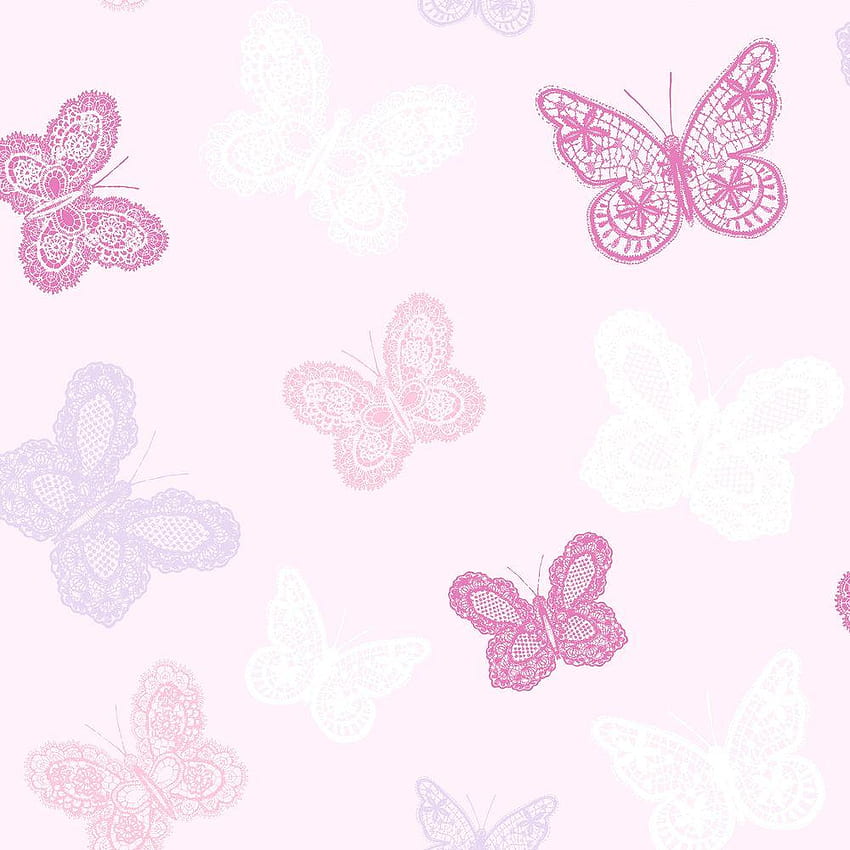 Graham & Brown Pink Butterfly 100114 The Home Depot HD phone wallpaper