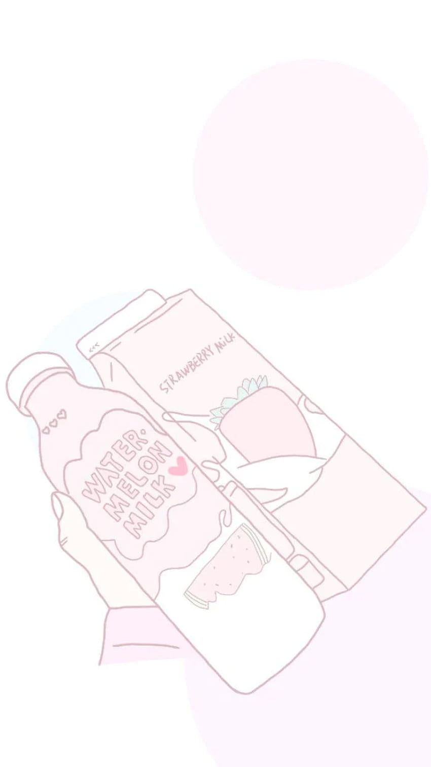 Pastel Anime, Cute Simple Anime HD phone wallpaper