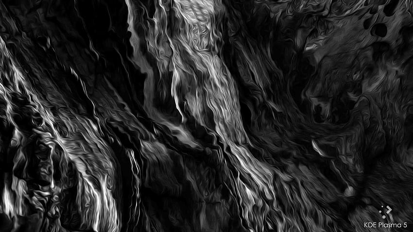 Paint Liquid Fluid Art, Schwarz-Weiß-Flüssigkeitskunst HD-Hintergrundbild