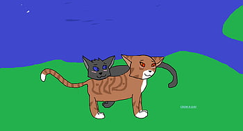 warrior cats leafpool and crowfeather mating