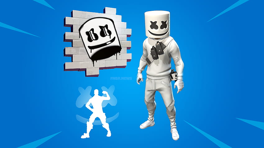 Fuite: Fortnite In Game Marshmello Cosmetic Pack And Concert Leaked. Actualités Fortnite, Fortnite Marshmello Skin Fond d'écran HD