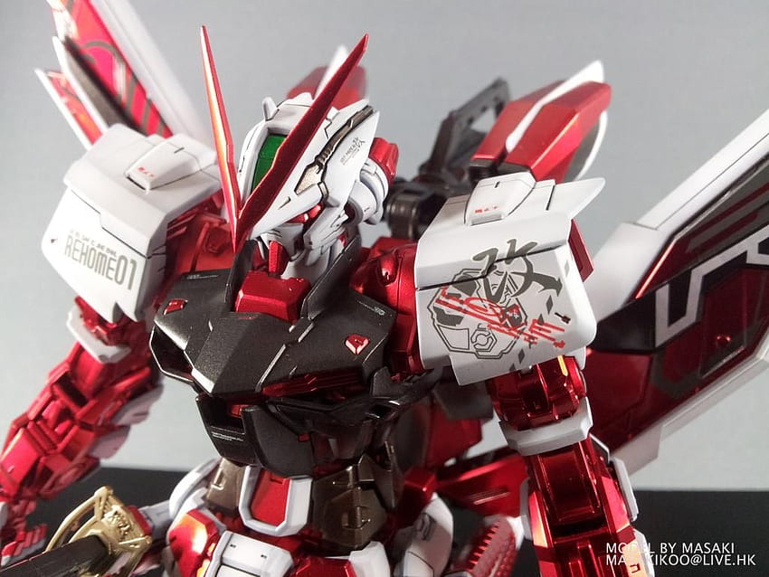 MG 1 100 Gundam Astray Red Frame: Modeled By MASAKI. review Size ...
